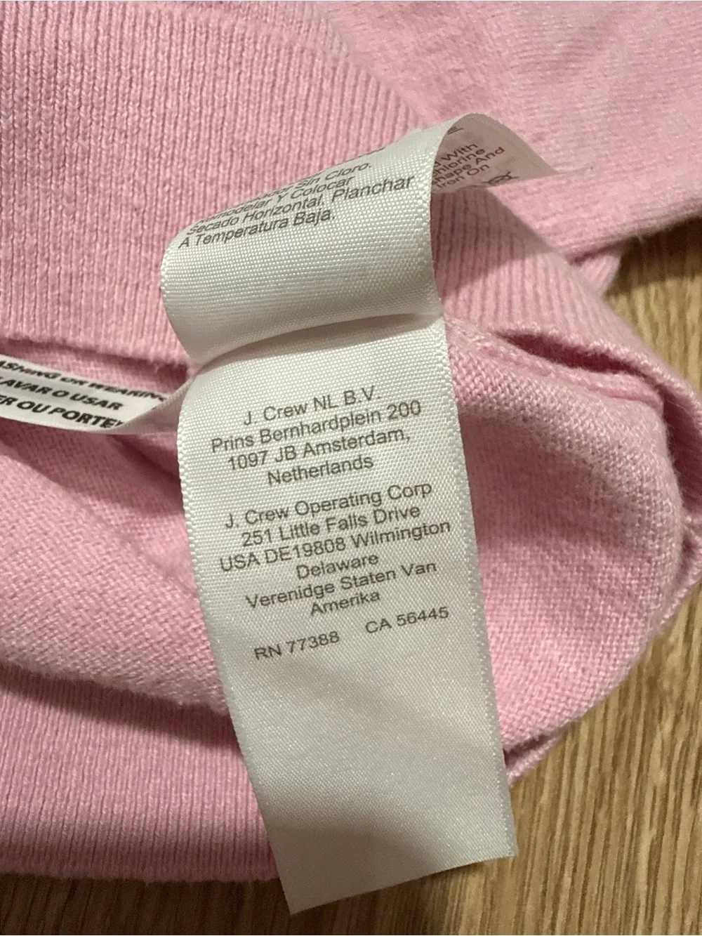 J. Crew Light Pink Crewneck Sweater with Balloon Sleeves